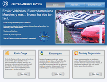 Tablet Screenshot of centroamericaenvios.com